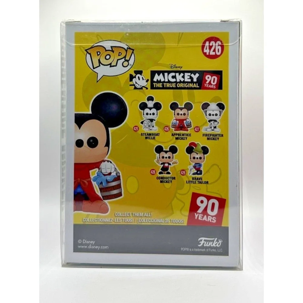 Apprentice Mickey Disney 90 Years The True Original Funko Pop #426 in Protector